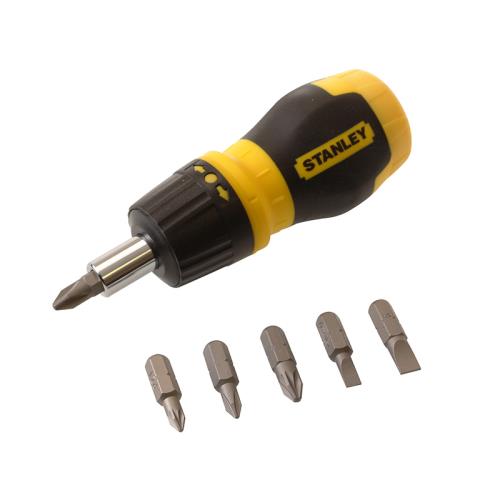 Stanley Multibit Ratchet Stubby Screwdriver