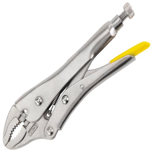 Stanley Locking Pliers 185mm Curved Jaw