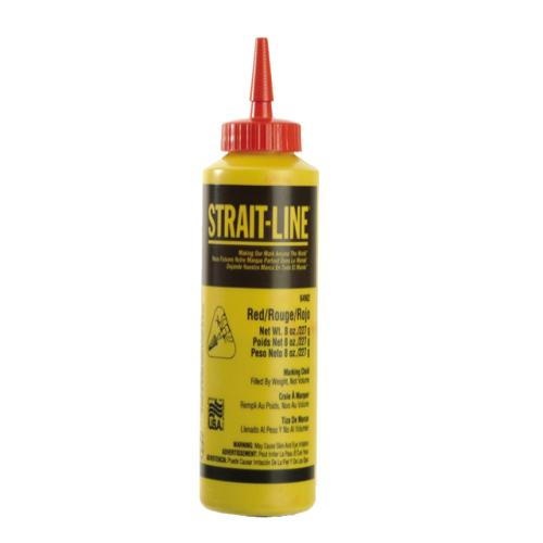 Strait-line Chalk Refill 227gm (8 Oz) Red
