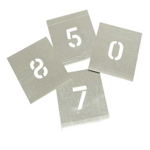 Stencils Set Of Zinc Stencils - Figures 1in