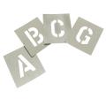 Stencils Set Of Zinc Stencils - Letters 1.5in