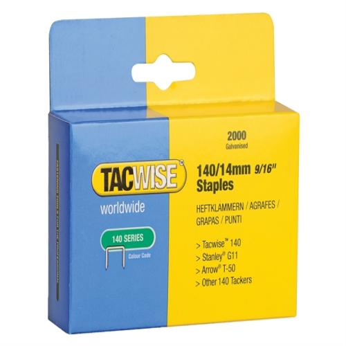 Tacwise 140 Heavy-duty Staples 14mm Pack 2000