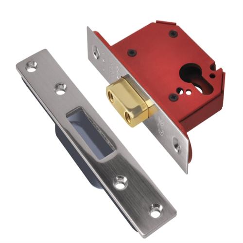 Union Euro Deadlock Stainless Steel 81mm 3