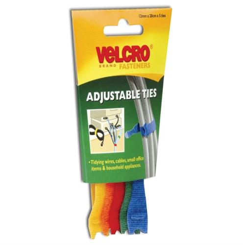 Velcro Brand One-wrap Reusable Ties(6)black
