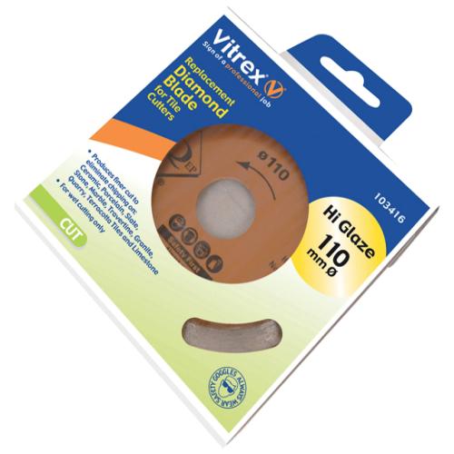 Vitrex Diamond Blade Hi Glaze 110mm