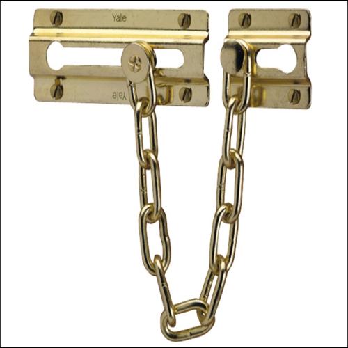 Yale P1037 Door Chain Brass Finish